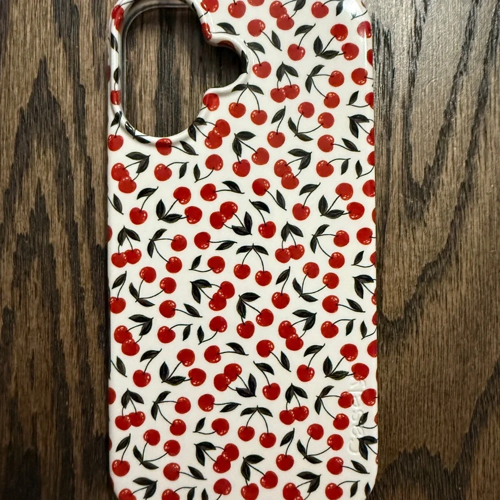 Cherry Pattern Tablet Case - Red and White